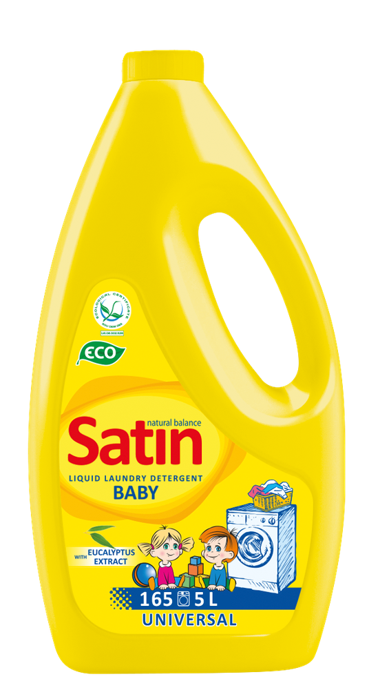 Гель для прання дитячого одягу Satin, 5 л